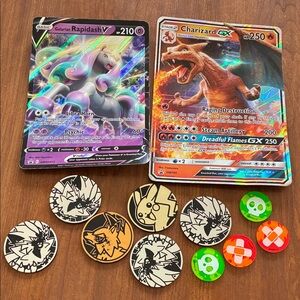 Pokemon Trading Card Set with Tokens